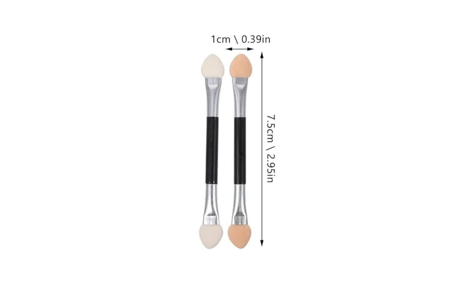Outanaya 40pcs Latex Eye Shadow Stick Cosmetic Brush Kit Makeup Brush Tool Makeup Applicator Eyeshadow Sponge - product information 6
