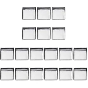 FOYTOKI 180 Pcs Pans for Eyeshadow Empty Eyeshadow Tins Makeup Tin Pans Empty Eyeshadow Pans Square Magnets - product information 2