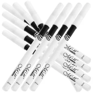 FOYTOKI 20 Pcs Lying Silkworm Eyeliner Female Eyeliners Glitter Eyeliner Gel Highlighters Wooden Pole White - product information 7