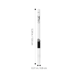 FOYTOKI 40 Pcs Lying Silkworm Eyeliner Eye Drawing Pencils Highlight Pencil Makeup Gel Wooden Pole White - product information 6