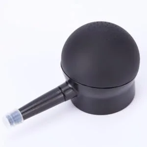 HAPINARY 4 Pcs Silicone Nozzle Spray Applicator Pump Fiber Powder Spray Bottle Plastic Abs Black - product information 3