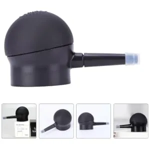 HAPINARY 4 Pcs Silicone Nozzle Spray Applicator Pump Fiber Powder Spray Bottle Plastic Abs Black - product information 6
