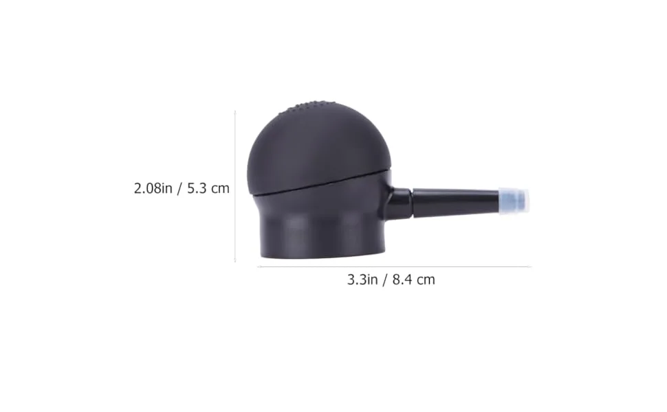 HAPINARY 4 Pcs Silicone Nozzle Spray Applicator Pump Fiber Powder Spray Bottle Plastic Abs Black - product information 7