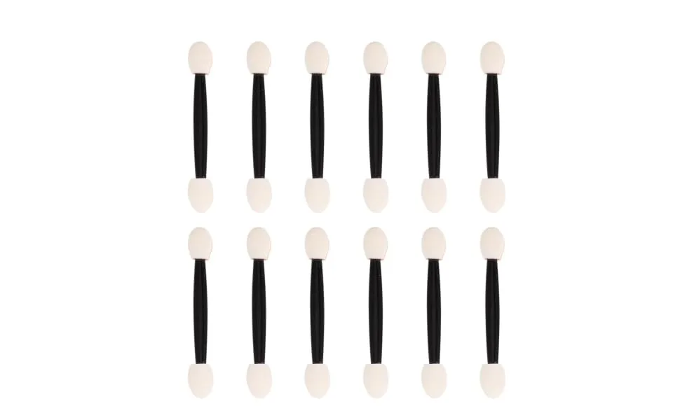 FOYTOKI 24pcs Brush Eyeshadow Eye Blending Brushey Eyeshadow Blending Brush Eshadow Sponge Applicator Black 7cm Black - product information 2