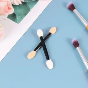 FOYTOKI 24pcs Brush Eyeshadow Eye Blending Brushey Eyeshadow Blending Brush Eshadow Sponge Applicator Black 7cm Black - product information 5