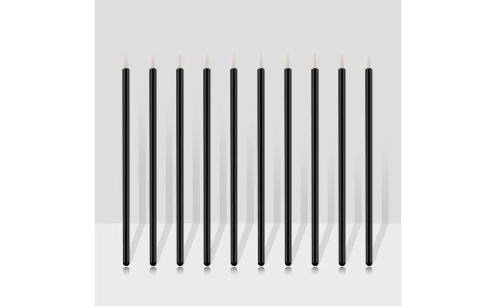 FOYTOKI 100pcs Eye Makeup Tools Eyebrow Brush Applicator Eye Makeup Lash Brush Tool White 10X0.5X0.5cm White - product information 1