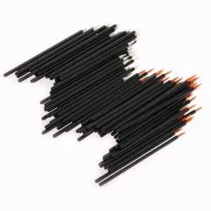 FOYTOKI 100pcs Eye Makeup Tools Eyebrow Brush Applicator Eye Makeup Lash Brush Tool White 10X0.5X0.5cm White - product information 2