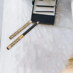 HAPINARY 4 Pcs Double Head Eyebrow Pencil Black Eyebrow Puff Grey Brown Eyebrow Pencil Palette) Uk - product information 4
