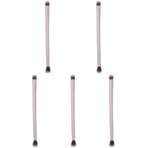 FOYTOKI 5pcs Double Ended Cosmetic Blending Eyeshadow Brush Double Sided Eyeshadow Brush Eyebrow Brush - product information 2