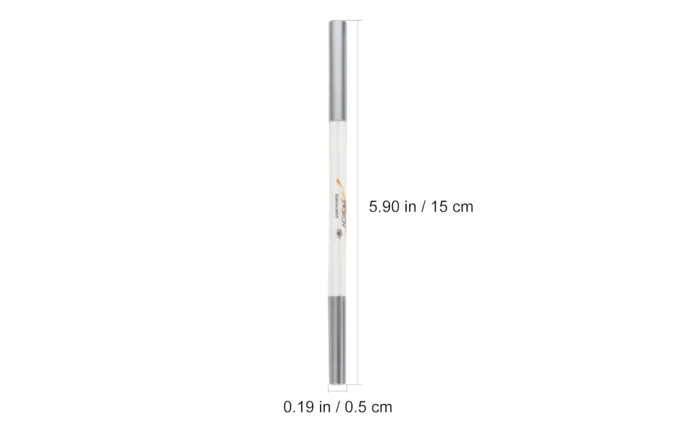FOYTOKI 2pcs Brown Eyebrow Pencil Makeup Pencils Waterproof Eyebrow Pen Abs (shell) Cosmetic Tool - product information 1