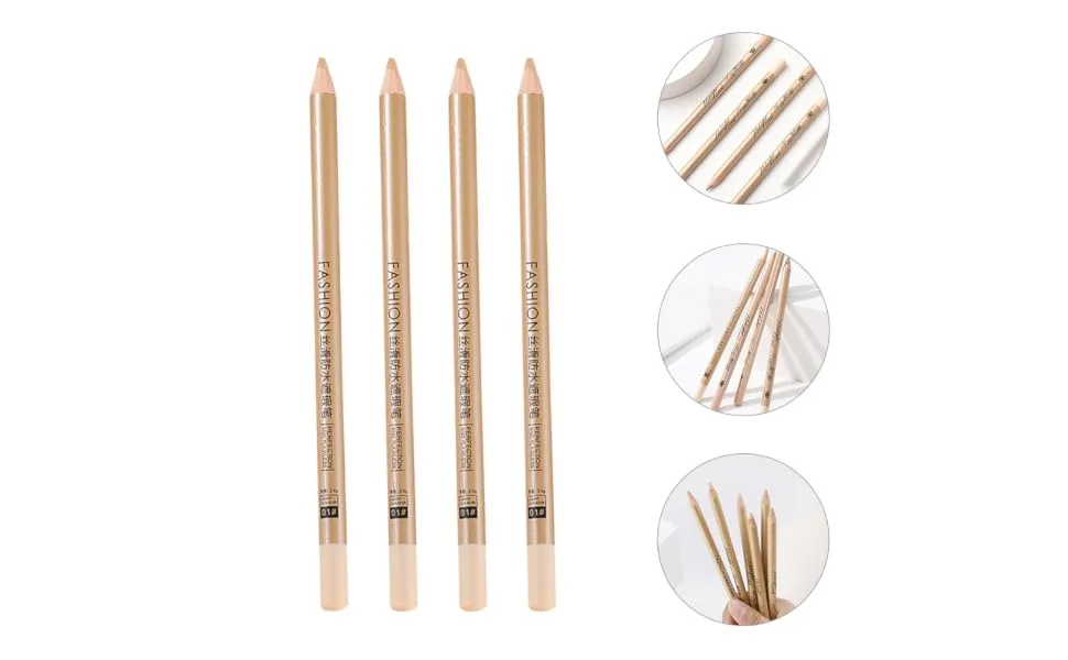FOYTOKI 8 Pcs Concealer Pen Concealer for Freckle Makeup Concealer Women Makeup Supplies White Wooden - product information 7