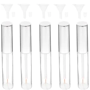 HAPINARY 40 Pcs Empty Mascara Tube and Wand Seed Oil Empty Lip Balm Tubes oil Lash Serum Transparent - product information 1