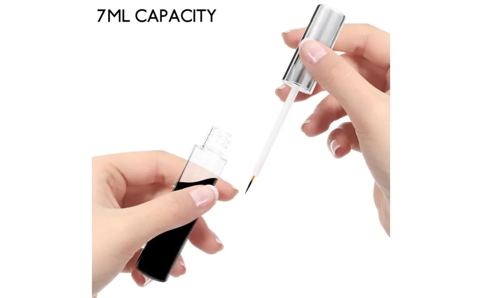 HAPINARY 40 Pcs Empty Mascara Tube and Wand Seed Oil Empty Lip Balm Tubes oil Lash Serum Transparent - product information 3