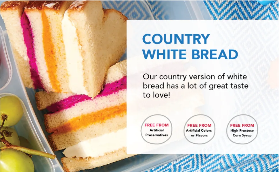 Arnold Country White Bread, Soft Texture & Homemade Taste, 24 oz - unspecified