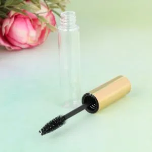 FOYTOKI 10pcs Refillable Bottles Eyeliner Bottle Empty Mascara Tubes with Wands Empty Bottles Clear Golden 1 g (Pack of 1) Golden - product information 2