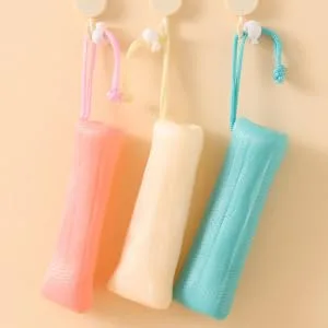 Didiseaon 3pcs Soap Bag Foam Net Bathing Soap Bags Soap Exfoliating Pouch Soap Savers Pouch Soap Sleeve Pe - product information 4