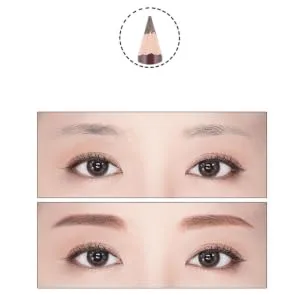 FOYTOKI 2pcs Pencils Leopard Lash Brush Brow Gel Brow Brush Brow Makeup Eyeliner Wooden - product information 2