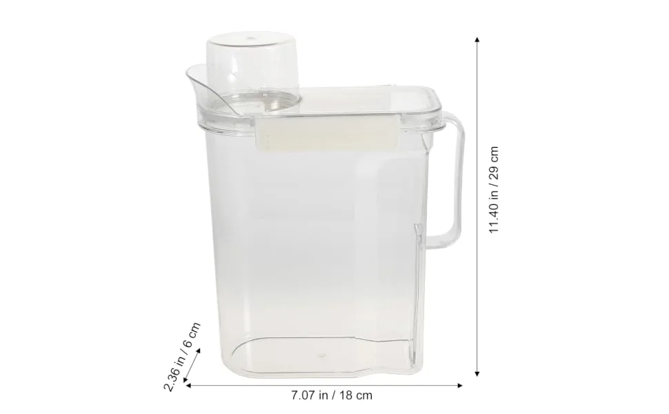 BCOATH 4pcs Laundry Storage Box Scented Laundry Laundry Canisters Plastic Transparent - product information 5