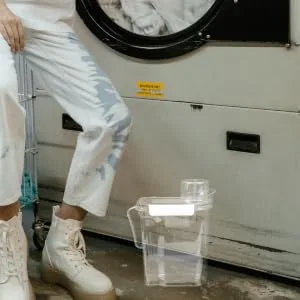 BCOATH 4pcs Laundry Storage Box Scented Laundry Laundry Canisters Plastic Transparent - product information 6