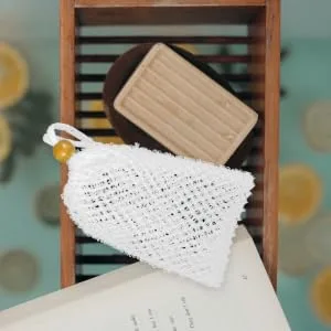 DRESSOOS 2 Pcs Soap Bag Body Scrub Sponge Soap Foaming Natural Soap Saver Soap Storage Bags Fruit Soap Nylon - product information 1