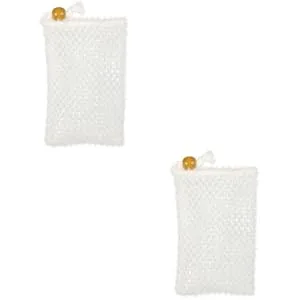 PLAFOPE 2 Pcs Soap Bath Sponge Swirl Bathing Soap Net Handmade Soap Shower Face Sponge Nylon - product information 1