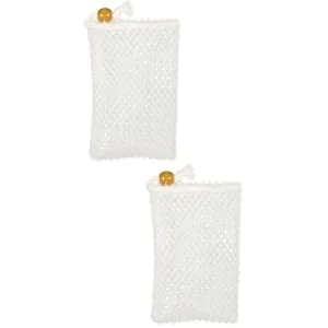 BIUDECO 2 Pcs Soap Net Soap Foaming Shower Pouf Body Scrub Sponge Bath Scrubber Shower Nylon - product information 2