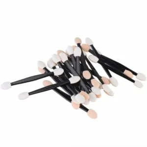 Outanaya 100 Pcs Makeup Application Eye Makeup Brushes Blending Eyeshadow Brush Makeup Black Size 2 Black - product information 6