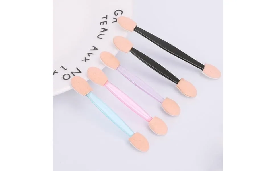 Outanaya 100 Pcs Makeup Application Eye Makeup Brushes Blending Eyeshadow Brush Makeup Black Size 2 Black - product information 7