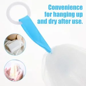 Outanaya 2pcs Foaming Net Soap Mesh Bag Soap Foaming Pouches Foaming Face Soap Pouches or - product information 1