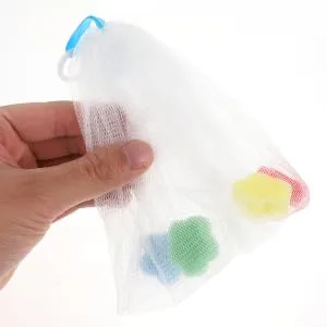 Outanaya 2pcs Foaming Net Soap Mesh Bag Soap Foaming Pouches Foaming Face Soap Pouches or - product information 2