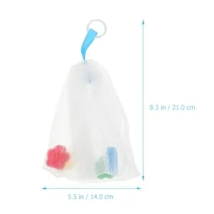 Outanaya 2pcs Foaming Net Soap Mesh Bag Soap Foaming Pouches Foaming Face Soap Pouches or - product information 4