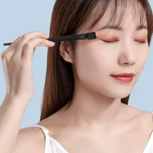 Outanaya 6pcs Eyeliner Makeup Brush Eyeliner Brushes Fine Point Eye Brush Eyeshadow Black Rayon Wooden Handle - product information 2