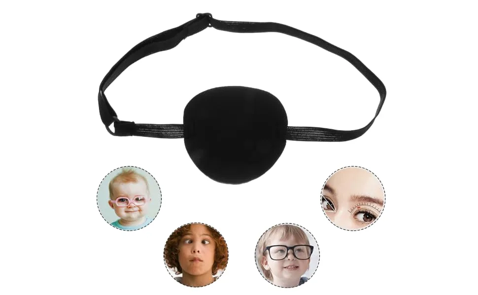 Didiseaon 10pcs Eye Patch Eyepatch for Lazy Eye Adjustable Single Eye Covers Blindfolds for - product information 1