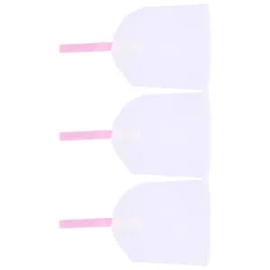Outanaya 3pcs Foaming Net Soap Exfoliating Mesh Soap Saver Bag Facial Cleaning Soap Bag White Pe - product information 4
