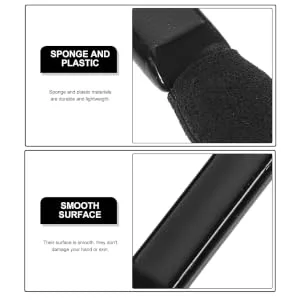 Outanaya 100pcs Eye Shadow Applicator Eyeshadow Makeup Tool Sponge Eyeshadow Applicator Beauty Sponge Black - product information 2