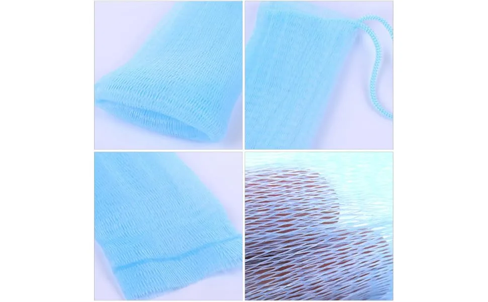 PLAFOPE 6pcs Soap Cleaning Maker Nets Soap Soap Exfoliating Wash Makeuo Cleans Pe - product information 4