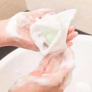 PLAFOPE 10pcs Soap Foaming Net Bar Soap Saver Pouch Soap Pouch Soap for Soap Bars Foam Net 15X9cm As Shown - product information 1