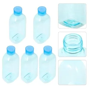 HAPINARY 5pcs Wash Dropper Travel Accessory Multi-function Travel Bottle Plastic Blue - product information 1