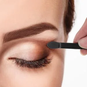 FOYTOKI 100pcs Women Eyeshadow Brush Small Eyeshadow Blending Brush Eye Makeup Sponge Makeup Brushes Black - product information 6