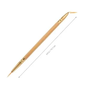 Outanaya 1pcs Brush Eyeliner Brush Tool. Straight Bent Angled Brush - product information 1