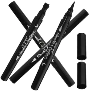 FOYTOKI 4pcs Makeup Pencils for Eyes Black Liquid Eyeliner Pen Abs - product information 4