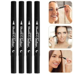 FOYTOKI 4pcs Makeup Pencils for Eyes Black Liquid Eyeliner Pen Abs - product information 6