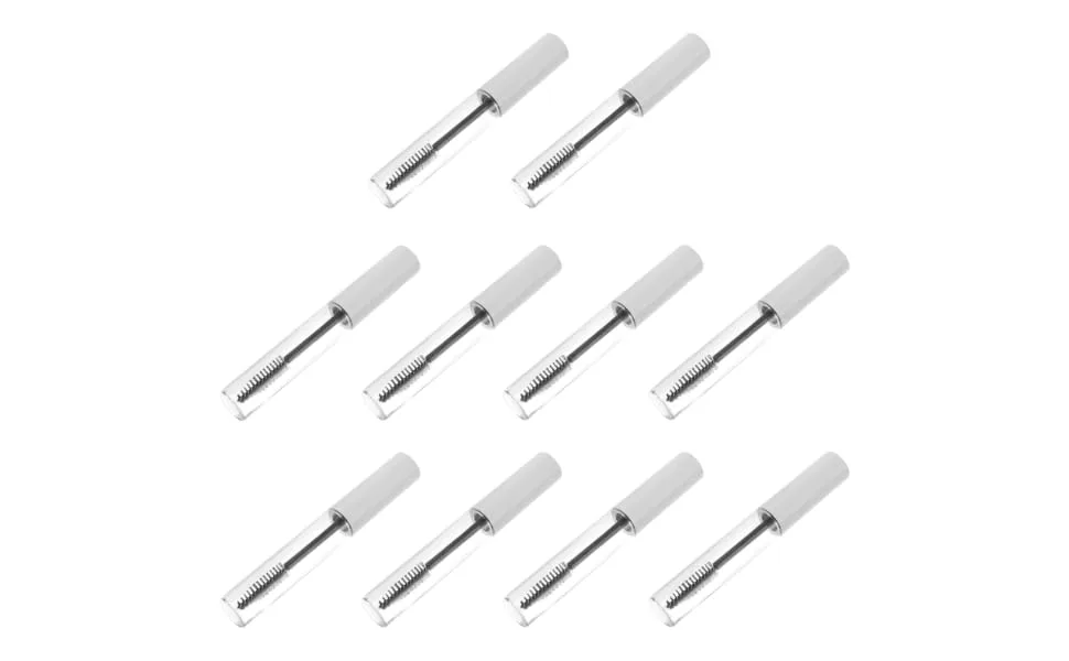 Outanaya 10pcs Eyelash Tube Empty oil Bottles Empty Eyeliner Tubes Mascara Bottles Plastic White - product information 2