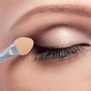 Outanaya 20pcs Latex Eye Shadow Stick Small Eyeshadow Brush Cosmetic Eye Shadow Sponge Plastic - product information 3