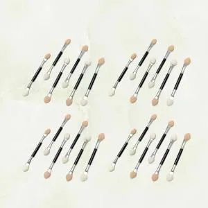 FOYTOKI 30pcs Eyeshadow Brush Kit Double Head Makeup Applicator Make up for Face Concealer Brush - product information 6