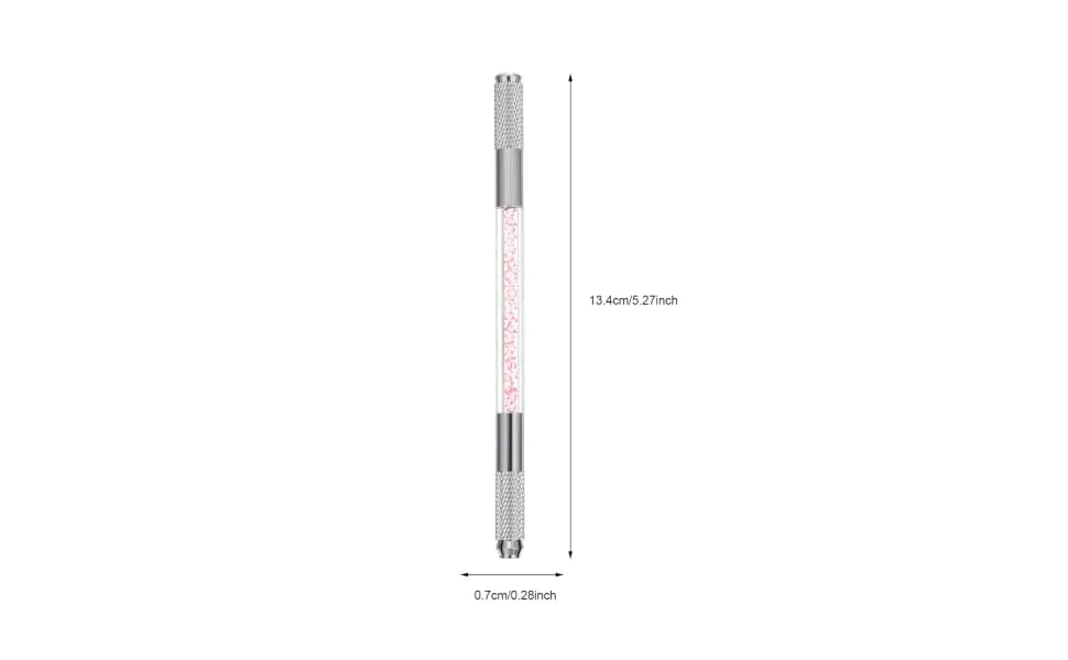Outanaya 10pcs Crystal Eyebrow Pencil Brow Pen Microblade Needle Holder Lip Microblading Pen Abs - product information 1