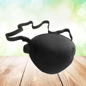 BCOATH 2pcs Lazy Eye Cover Eyepatch Pirate Eye Cover Adult Amblyopia Patches Pirate Cosplay Props Black - product information 3