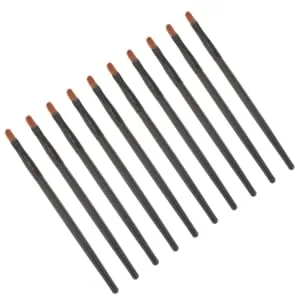 Outanaya 10pcs Nose Shadow Brush Single-head Brush Nail Monomer Dish Cosmetic Kit Black Artificial Fiber - product information 2
