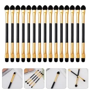 FOYTOKI 15pcs Eye Shadow Brush Make up Accessories Mini Accessories Make up Sponges Makeup Supplies Plastic - product information 5