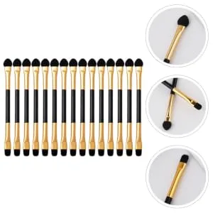 FOYTOKI 15pcs Eye Shadow Brush Make up Accessories Mini Accessories Make up Sponges Makeup Supplies Plastic - product information 6